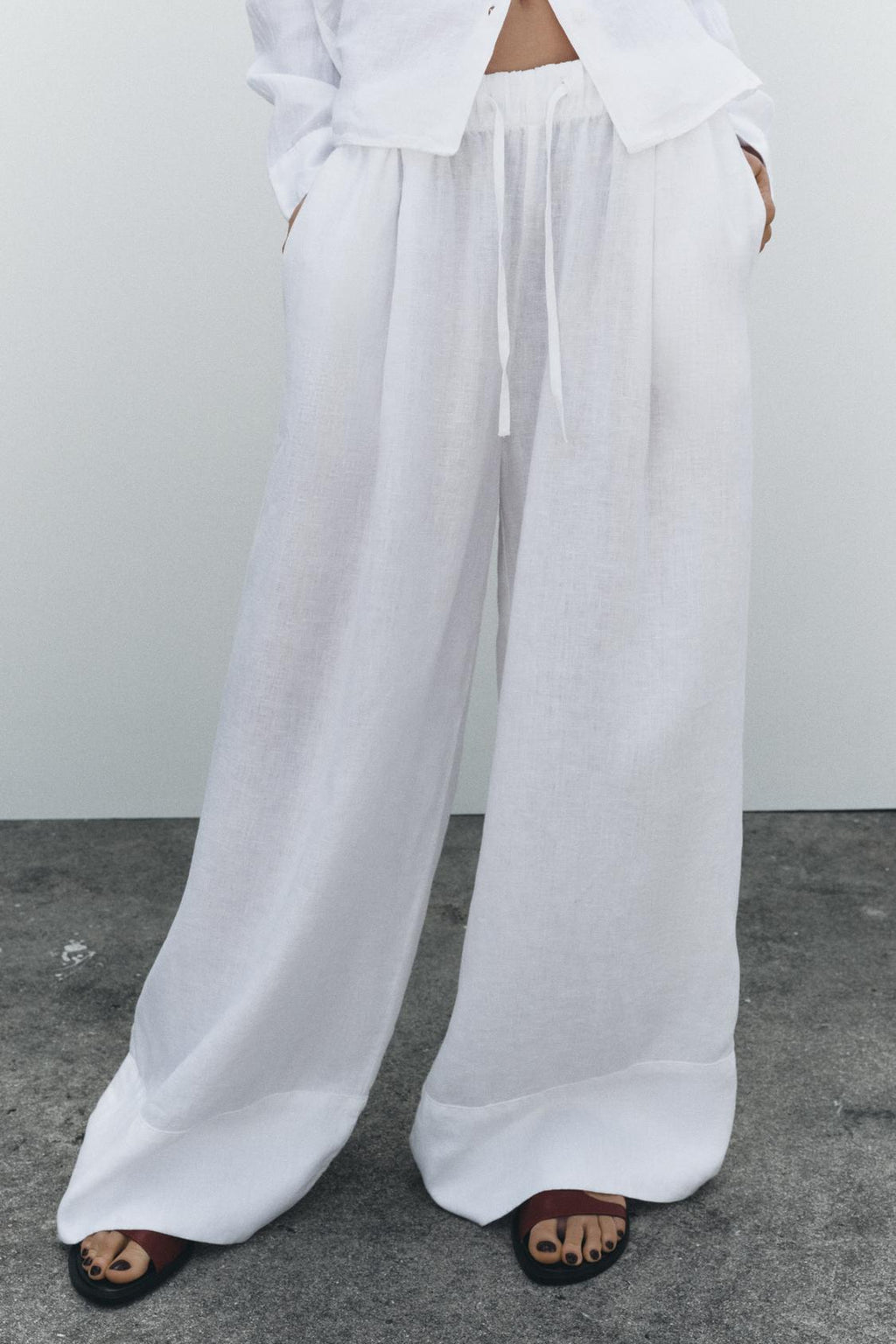 🔥Last day 50%OFF🔥100% LINEN PALAZZO SET(Buy 2 Free Shipping)