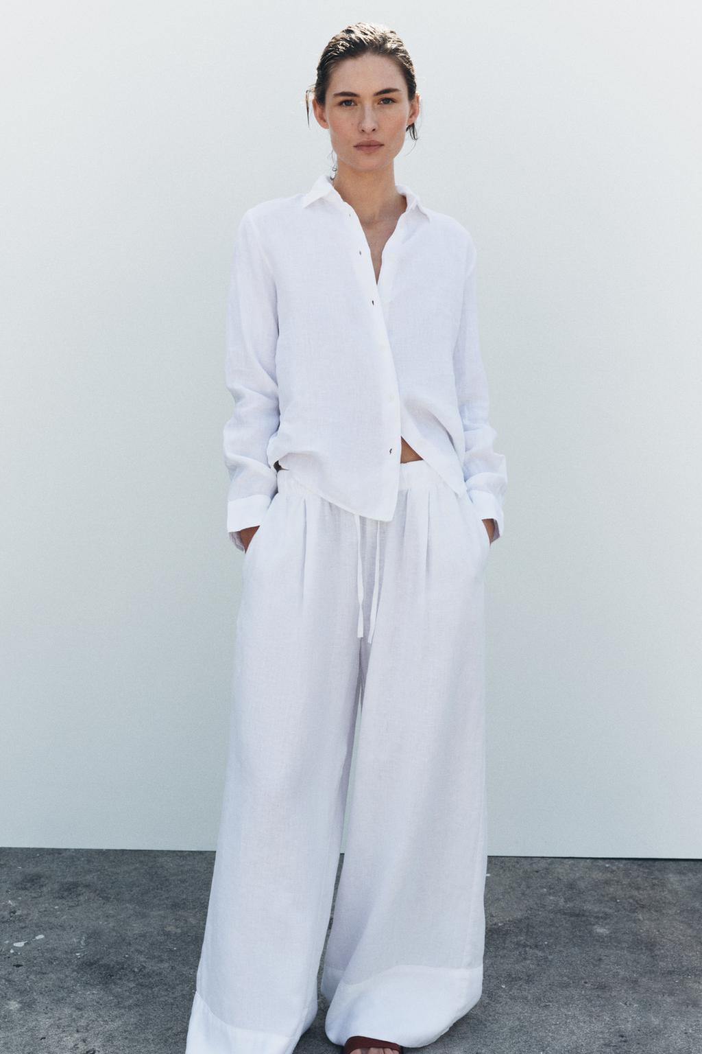 🔥Last day 50%OFF🔥100% LINEN PALAZZO SET(Buy 2 Free Shipping)
