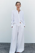 🔥Last day 50%OFF🔥100% LINEN PALAZZO SET(Buy 2 Free Shipping)