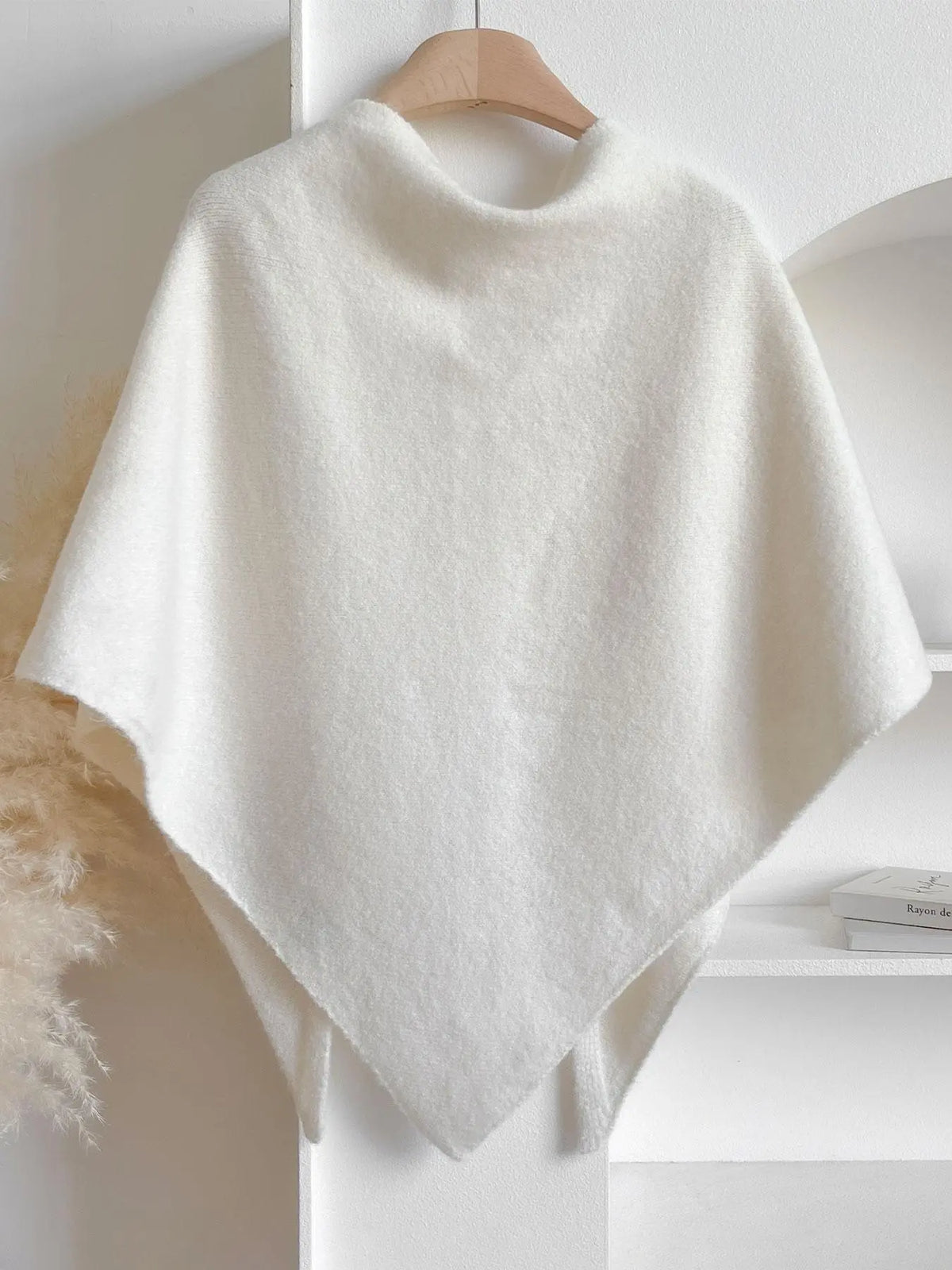 🔥Women's Trendy Solid Knitted Shawl, Casual Soft Comfortable Scarf for Daily Wear, Fashion Accessories for Women & Girls