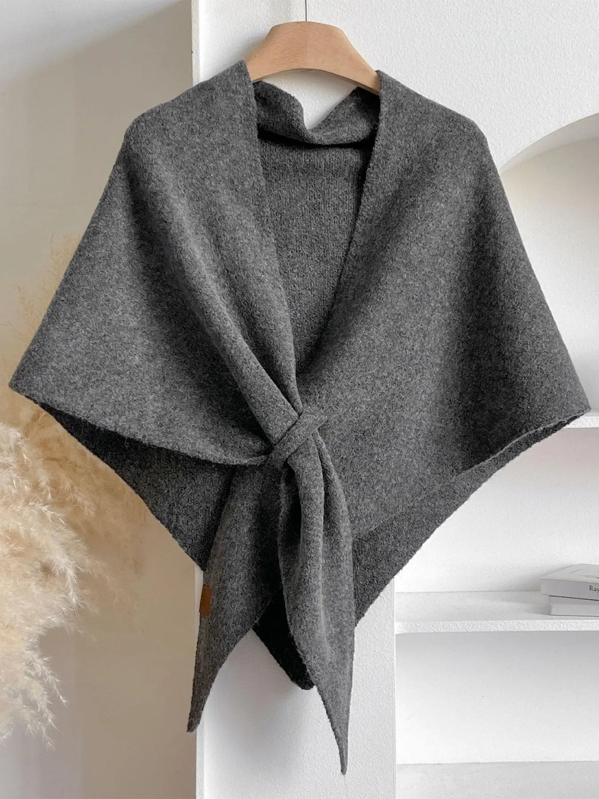 🔥Women's Trendy Solid Knitted Shawl, Casual Soft Comfortable Scarf for Daily Wear, Fashion Accessories for Women & Girls