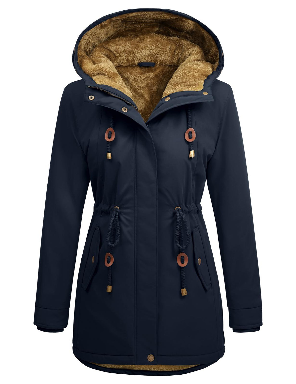 💝💝Women's Fleece-Lined Hooded Parka Jacket