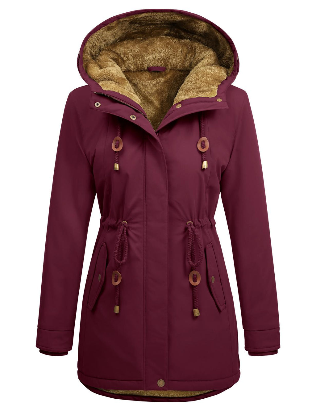 💝💝Women's Fleece-Lined Hooded Parka Jacket