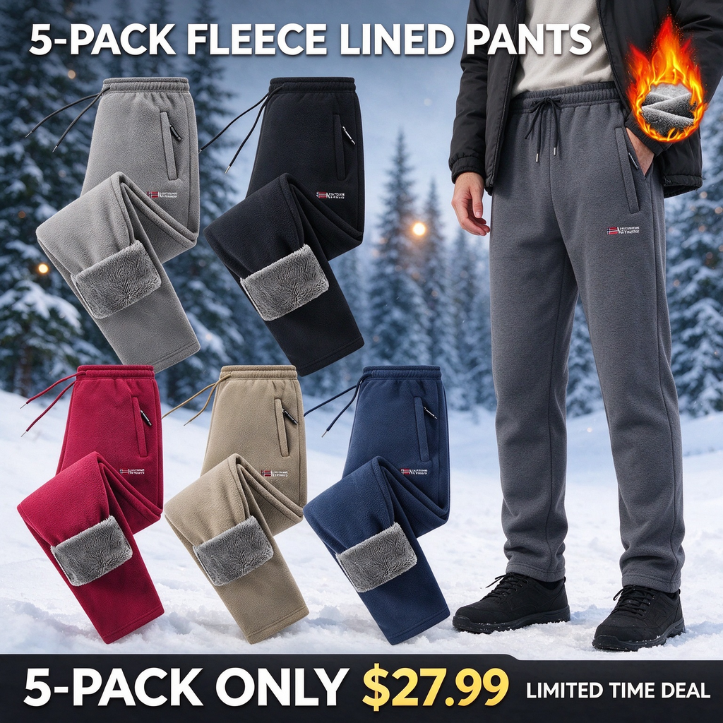 💝💝 Unisex Thickened Warm Fleece Pants