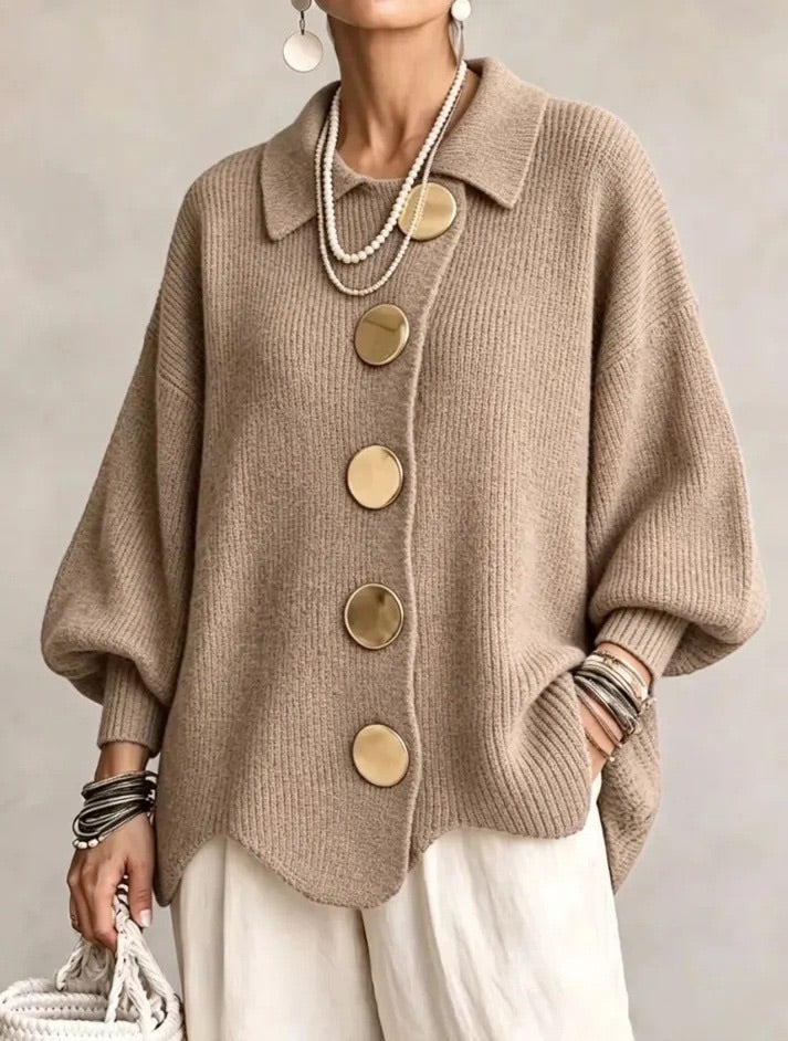 🔥 FINAL HOURS — Women's Oversized Button-Front Cardigan | Relaxed Fit & Effortless Everyday Style