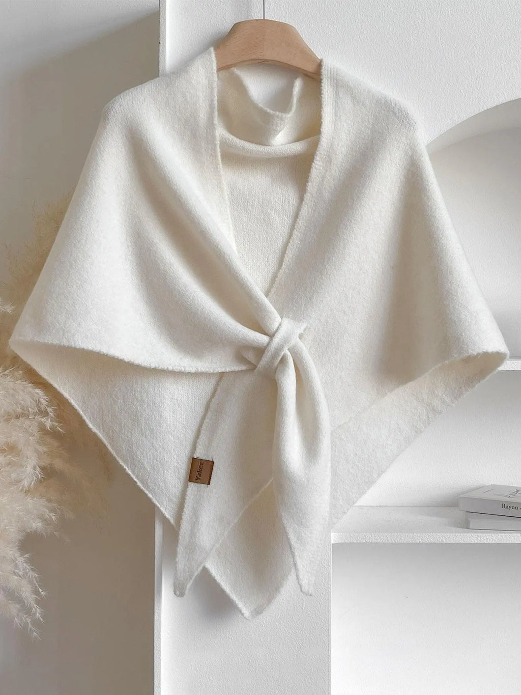 🔥Women's Trendy Solid Knitted Shawl, Casual Soft Comfortable Scarf for Daily Wear, Fashion Accessories for Women & Girls
