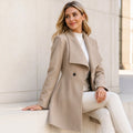 💡 Women's Elegant Slim Fit Lapel Coat