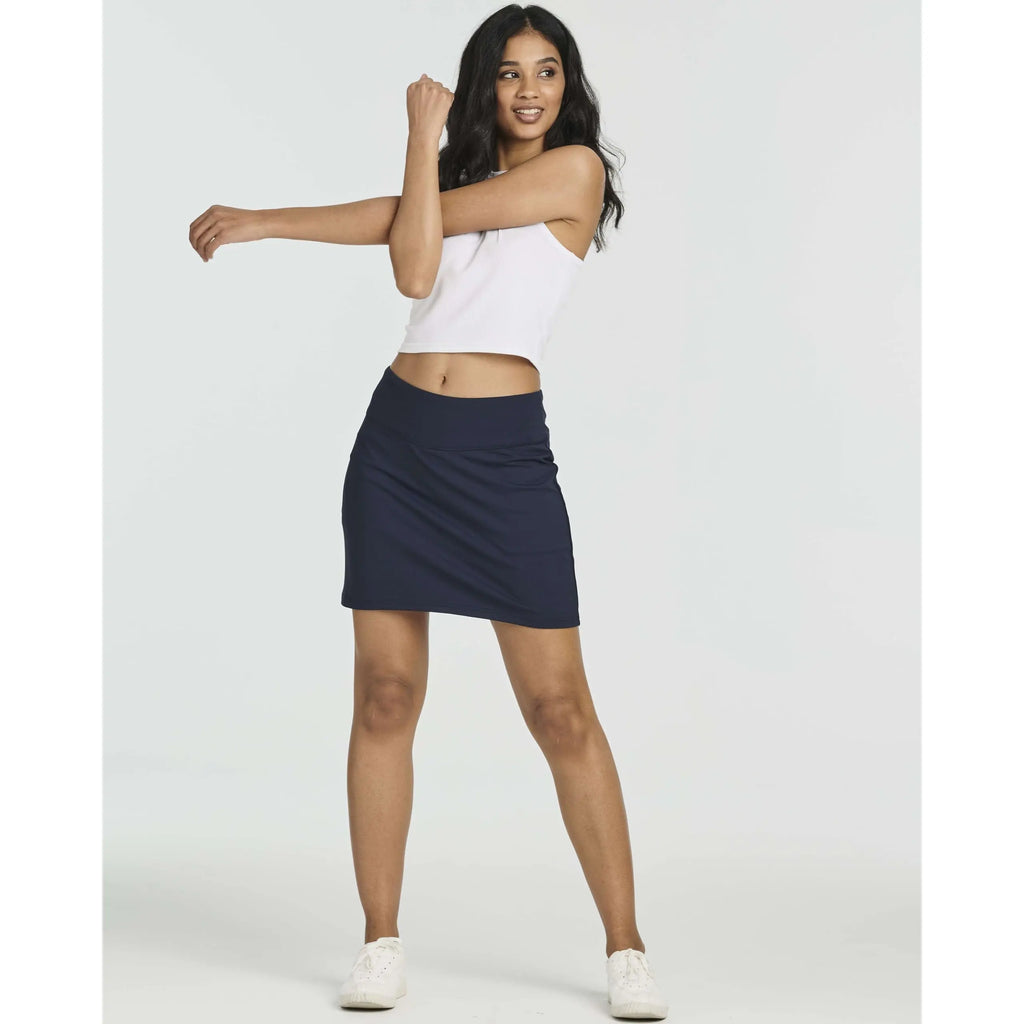 🔥Real Essentials 3 Pack: Women's 16" Active Skort Skirt Pockets - Running Tennis Golf Gym (Available in Plus)