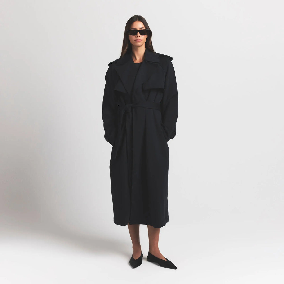 💥Hot Deal  | Women's Oversized Fleece Trench Coat - Cozy Streetwear Essential