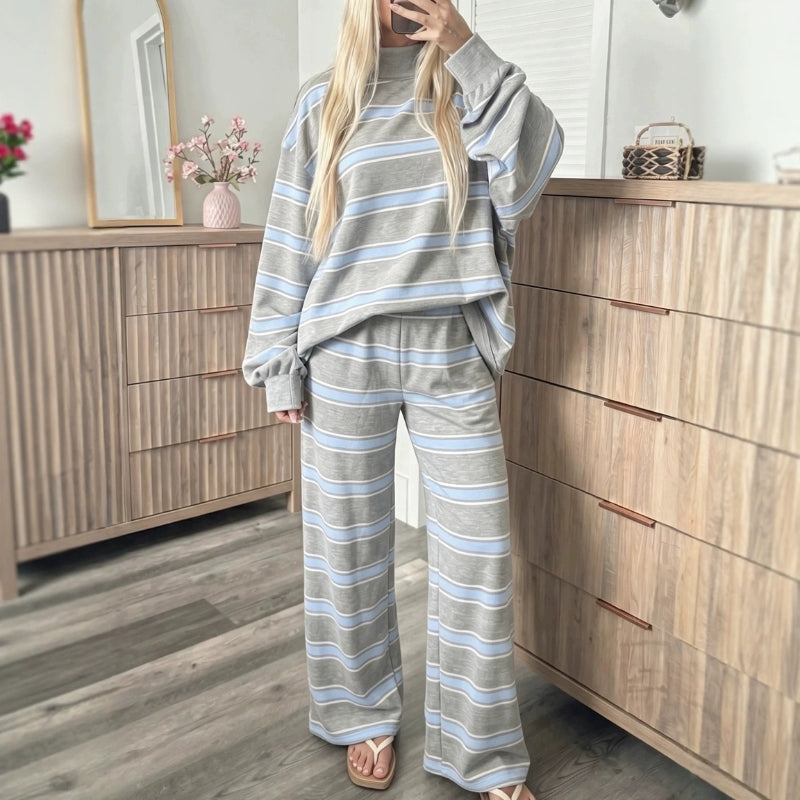 🔥 FINAL HOURS — Women's Striped Lounge Set | Cozy & Effortless Everyday Style
