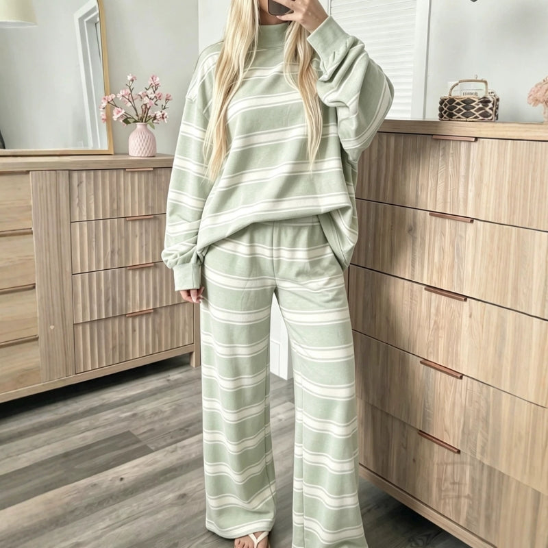 🔥 FINAL HOURS — Women's Striped Lounge Set | Cozy & Effortless Everyday Style
