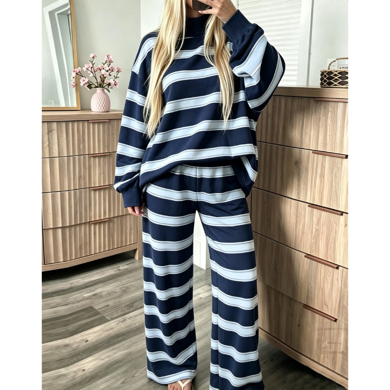 🔥 FINAL HOURS — Women's Striped Lounge Set | Cozy & Effortless Everyday Style
