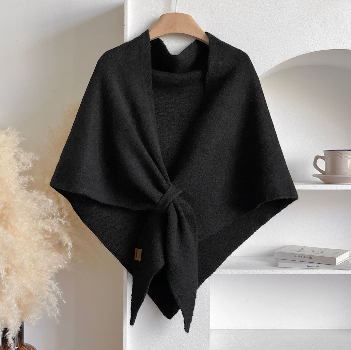 🔥Women's Trendy Solid Knitted Shawl, Casual Soft Comfortable Scarf for Daily Wear, Fashion Accessories for Women & Girls