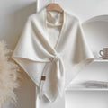 🔥Women's Trendy Solid Knitted Shawl, Casual Soft Comfortable Scarf for Daily Wear, Fashion Accessories for Women & Girls