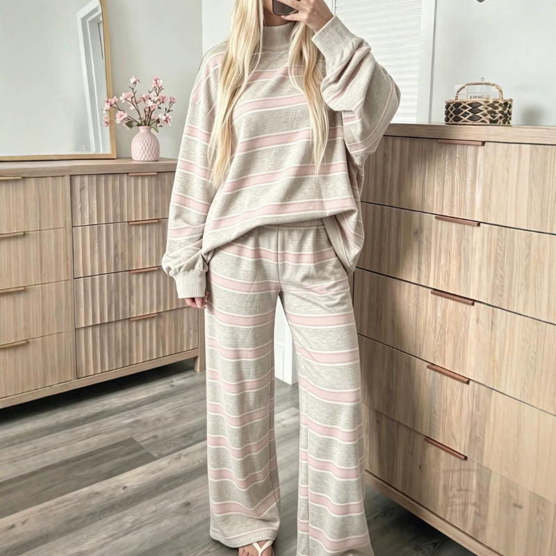 🔥 FINAL HOURS — Women's Striped Lounge Set | Cozy & Effortless Everyday Style