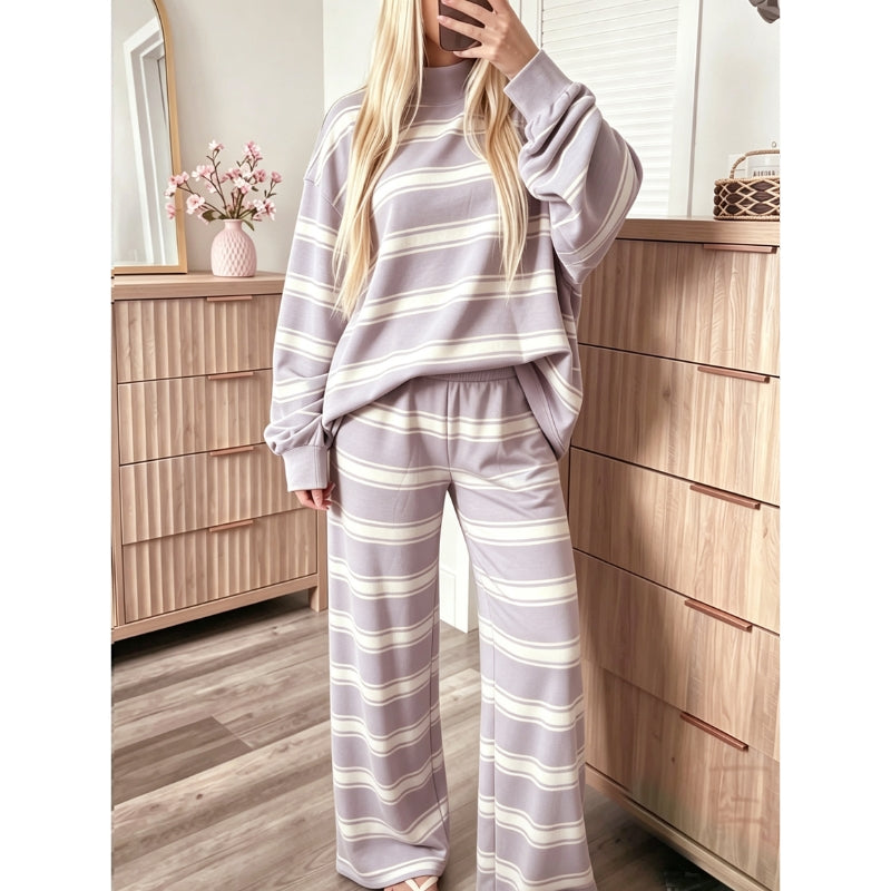 🔥 FINAL HOURS — Women's Striped Lounge Set | Cozy & Effortless Everyday Style
