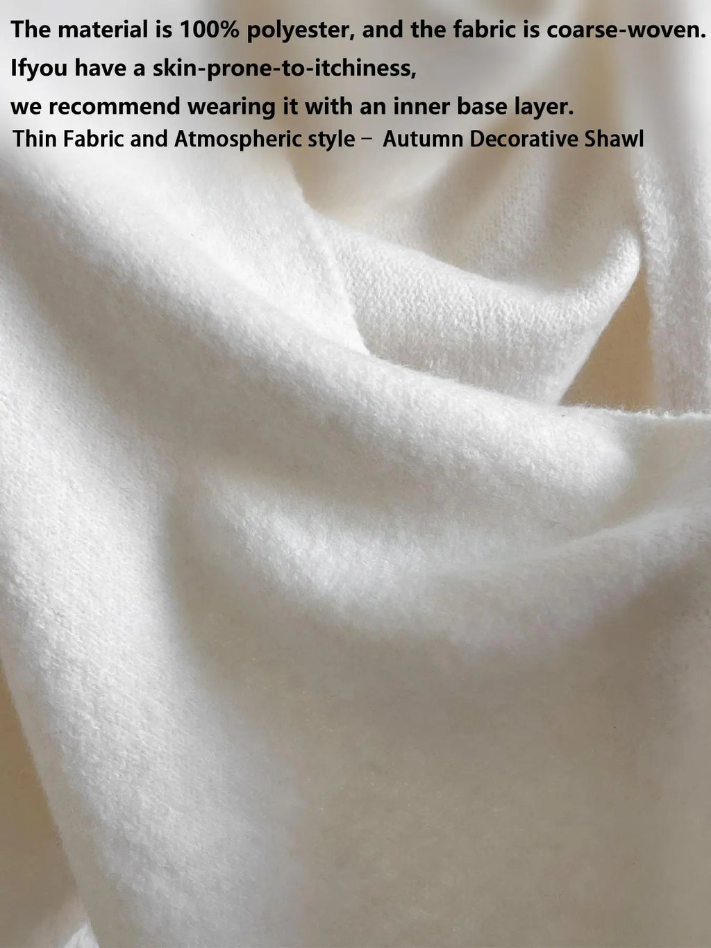 🔥Women's Trendy Solid Knitted Shawl, Casual Soft Comfortable Scarf for Daily Wear, Fashion Accessories for Women & Girls