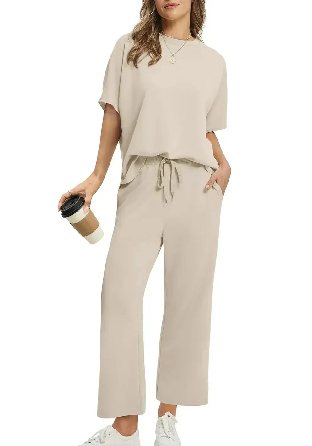 🔥Last Day 50% OFF🔥Women's Summer Leisure Beach Suit Two Piece Set(Buy 2 Free Shipping)