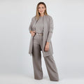 ⏳Time-Limited Special⏰Elegant 3-piece set including long cardigan, top and pants💞