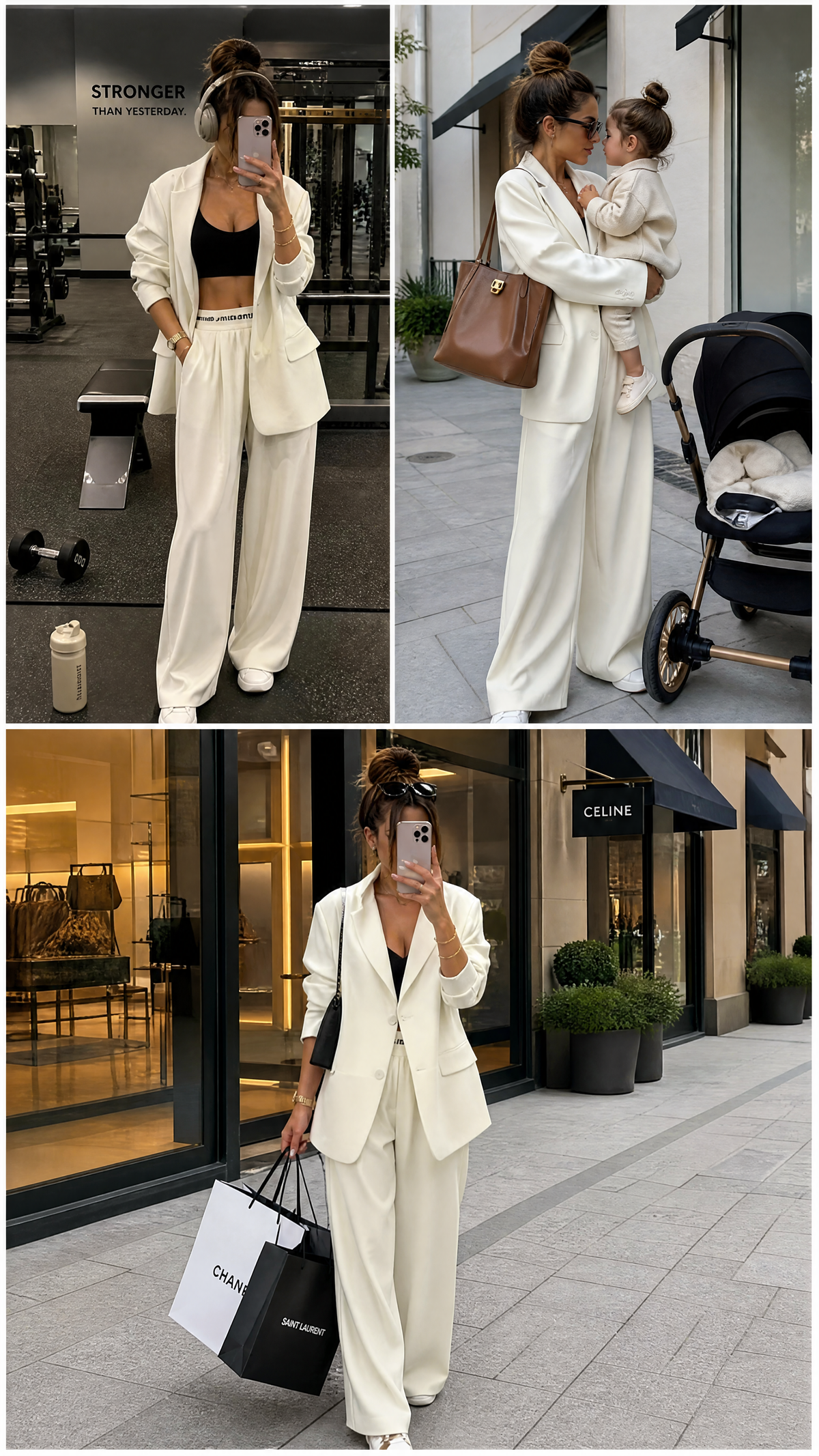 ✨🛍️Fresh Drop - Blazer & Wide-Leg Pant Suit – Clean Lines & Breezy Comfort for Confident All-Day Wear