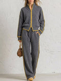 🔥 FINAL HOURS — Women's Color Block Knit Loungewear Set | Cozy Comfort & Effortless Everyday Style