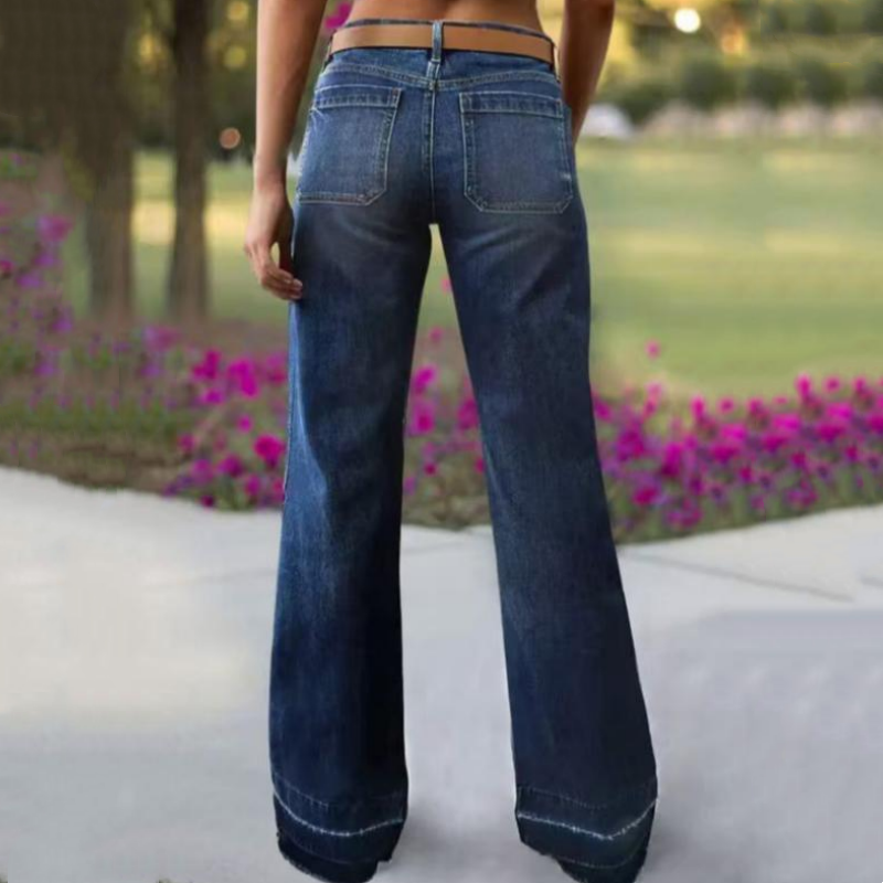 ✨🔥Women's Retro Flare Jeans with Pockets👖