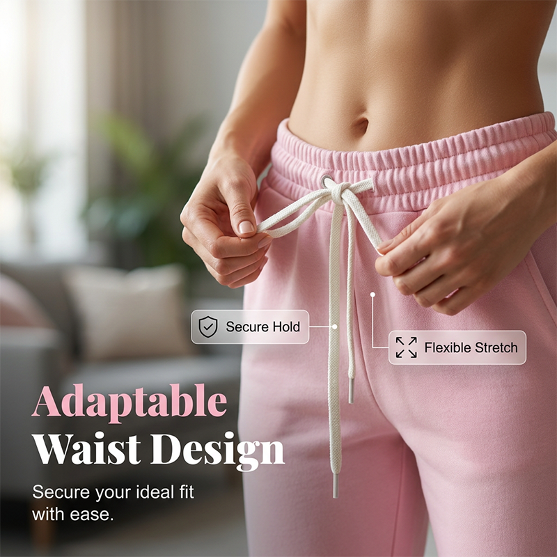 🖤 BLACK FRIDAY SALE 🖤 ☁️ Women's Short-Sleeve Lounge Set | Drawstring Joggers & Relaxed Fit