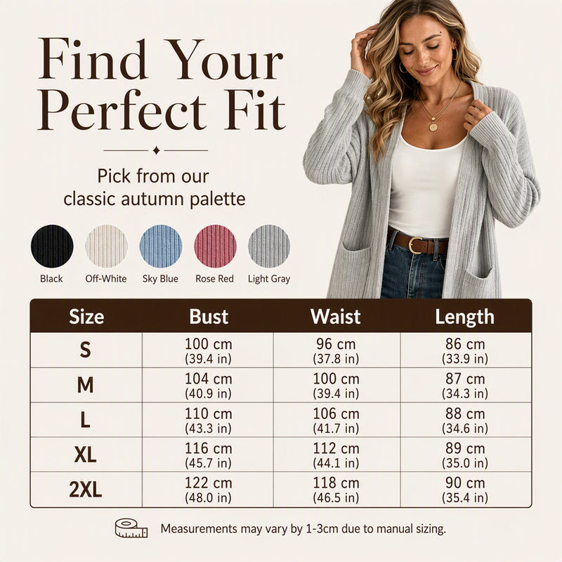 🍂Hot Sale-50% OFF💙The Everyday Ribbed Cardigan🧶