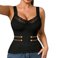 🔥 ❤️FINAL HOURS — Women's Lace-Trim Slim-Fit Tank Top | Flattering & Versatile Style