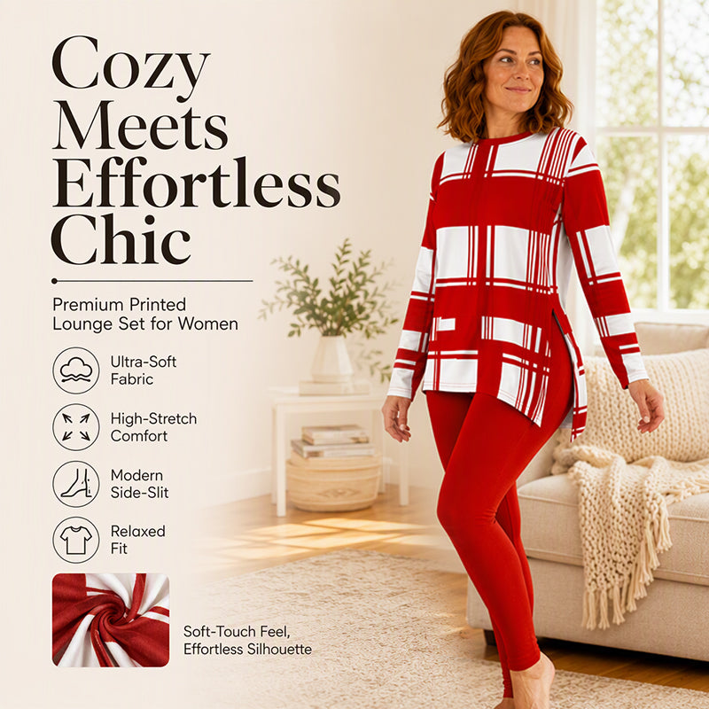 🔥 FINAL HOURS — Women's Statement Print 2-Piece Leggings Set | Easy Everyday Style
