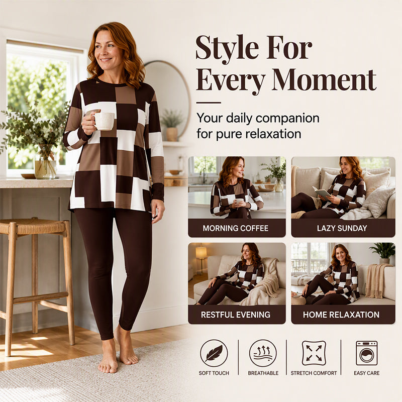 🔥 FINAL HOURS — Women's Statement Print 2-Piece Leggings Set | Easy Everyday Style