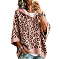 🔥 FINAL HOURS — Women's Leopard Print Knit Hoodie | Cozy & Chic Everyday Style