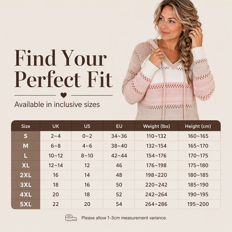 🔥 FINAL HOURS — Women's Color Block Knit Hoodie | Cozy & Chic Everyday Style